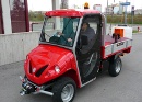 Salt spreader for electric utv