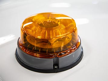 Orange LED-Rundumleuchte