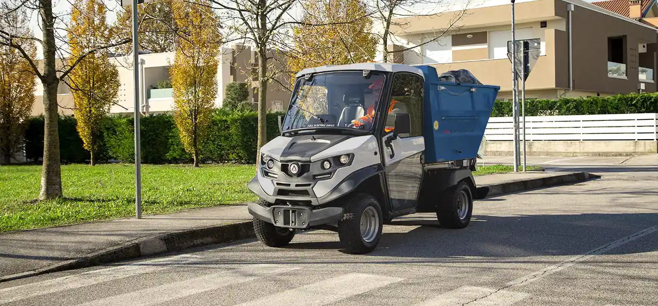 Autonomie von elektrischen Arbeitsfahrzeugen