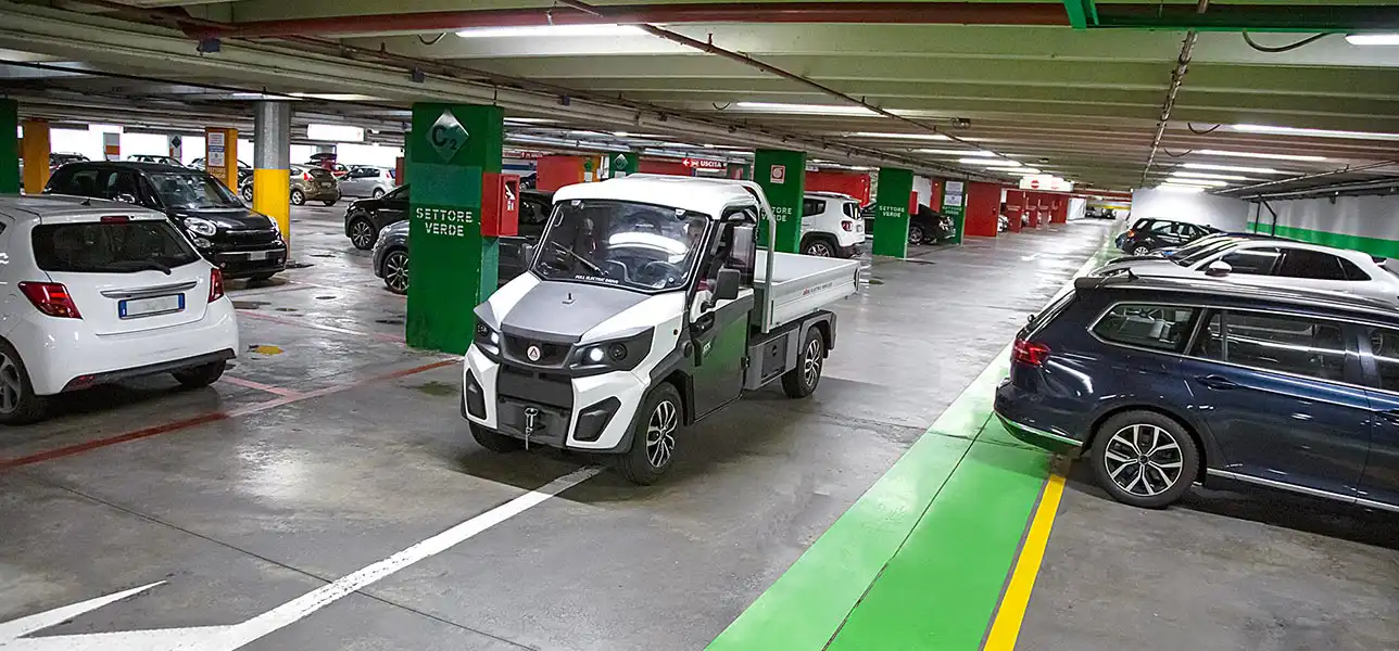 Geofence in elektrischen Nutzfahrzeugen
