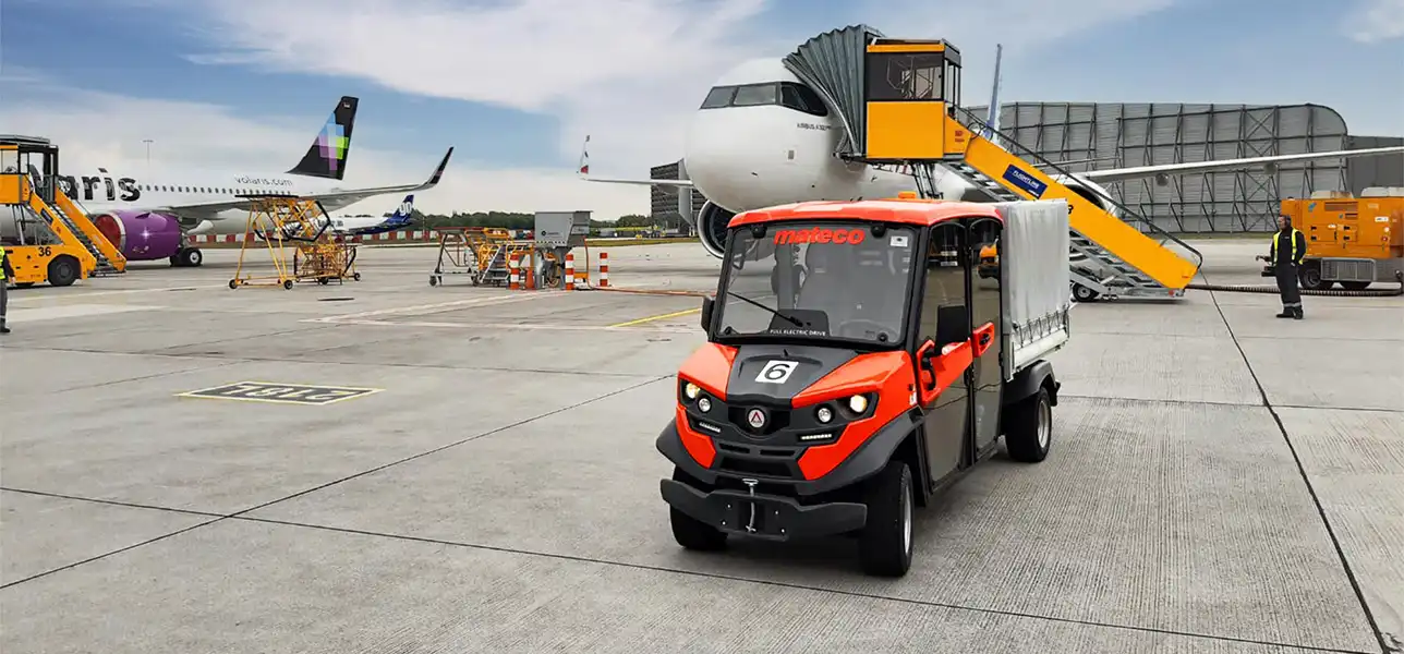Elektrofahrzeug für Flughäfen