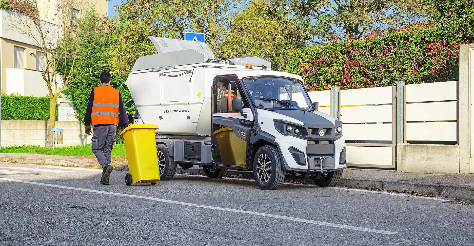 Elektro LKW für die Abfallentsorgung ATX4