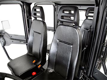 Double cab - interior