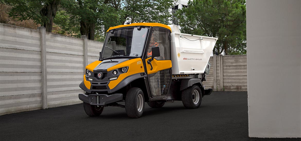 Waste collection electric utility vehicle Alke'